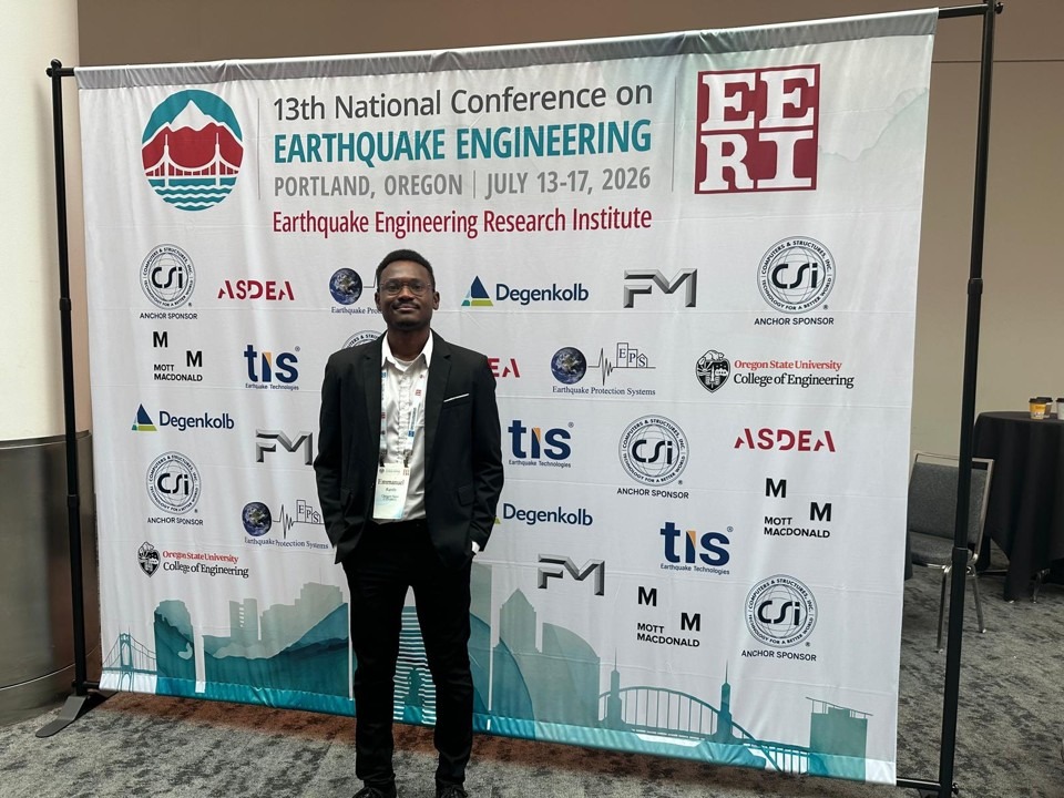 Emmanuel Randle at the 13th National Conference on Earthquake Engineering